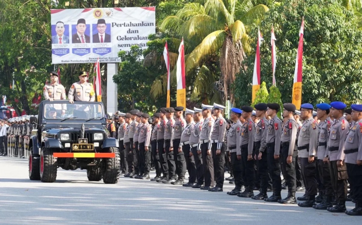 Sebanyak 6.421 Personel Siaga Siap Amankan Pilkada 2024 di Kalbar