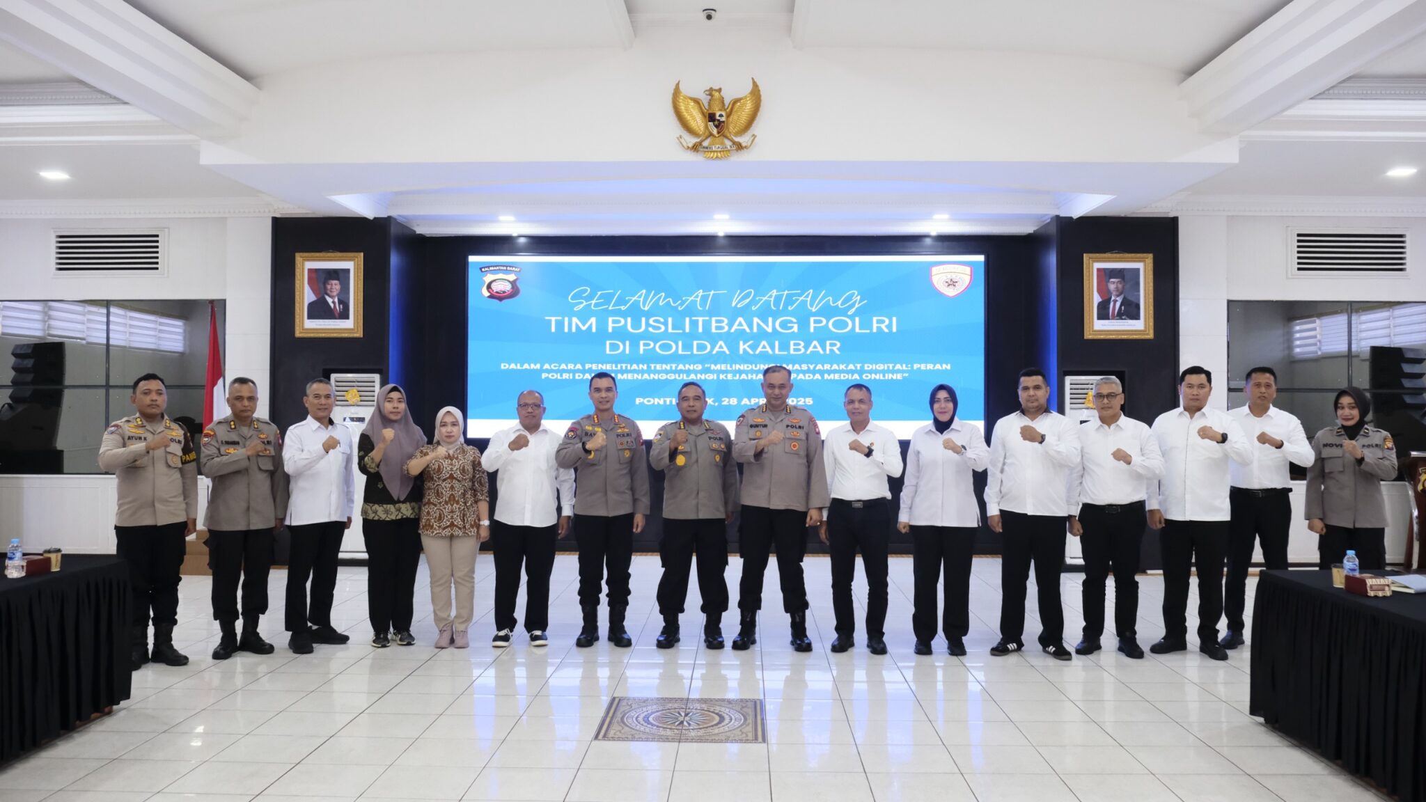 Puslitbang Polri Gelar Penelitian Kejahatan Online di Polda Kalbar, Tingkatkan Peran Polisi di Era Digital